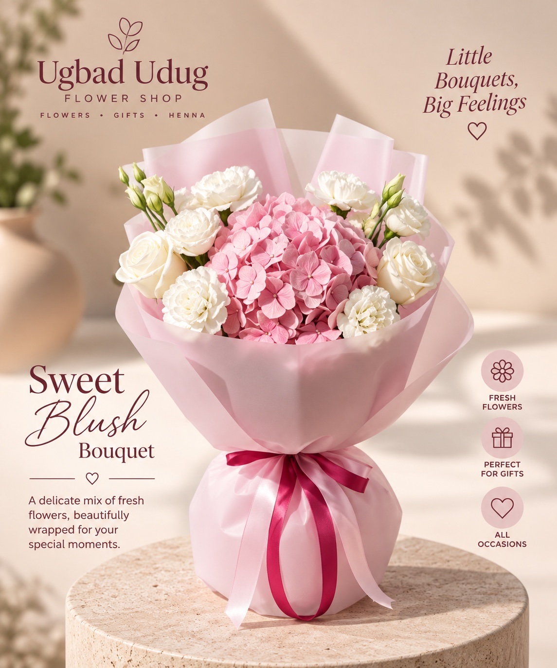 Sweet Blush Bouquet
